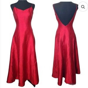 Ralph Lauren Red Strapless Dress
